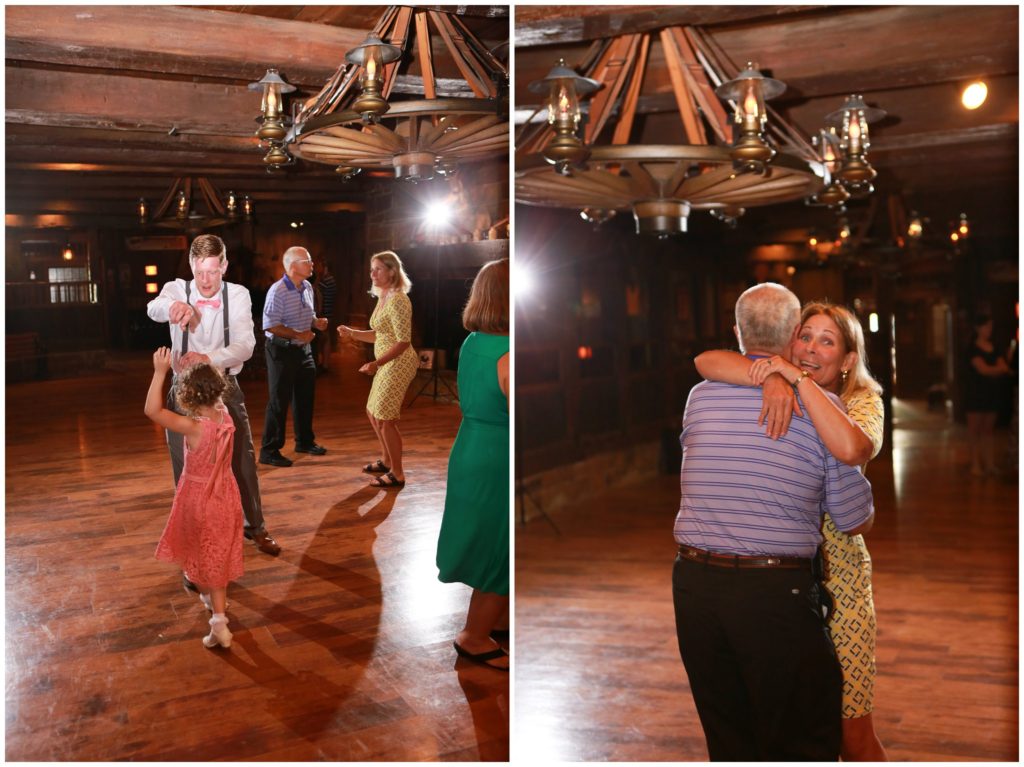 reception dancing at the wolfs den franklin pa