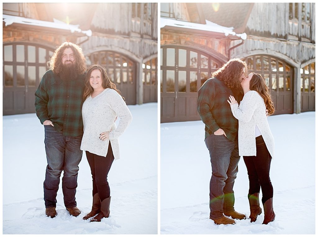 Engagement Session in Snow